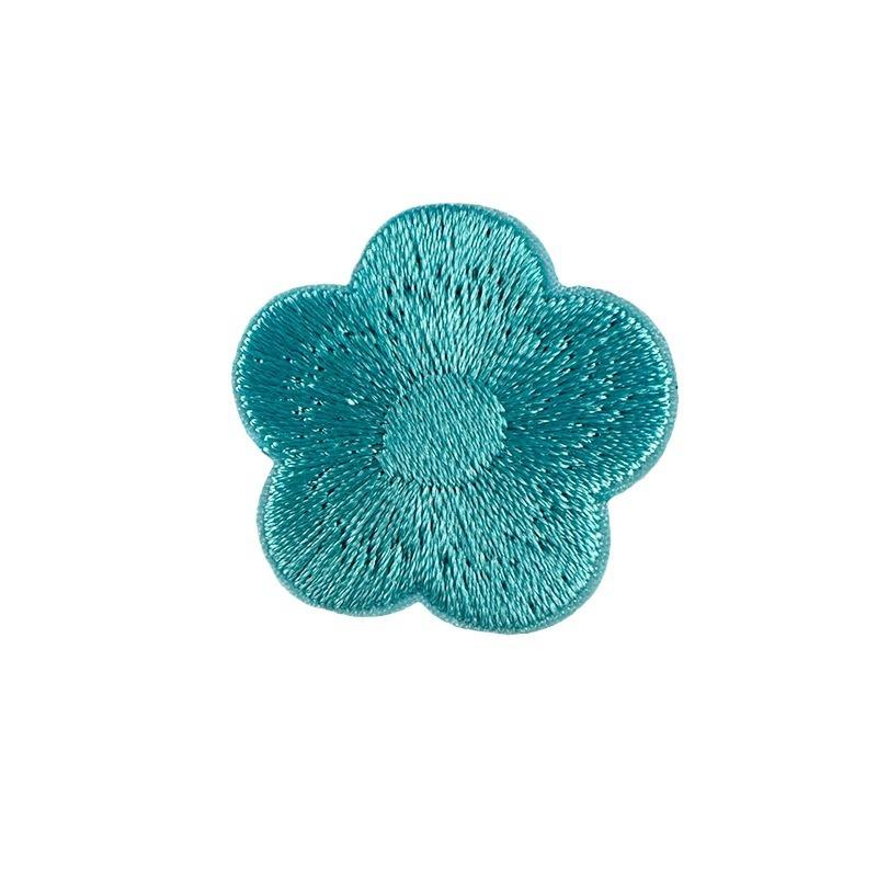 Embroidery Label Plum Blossom Cloth Label Hand Account DIY Clothing Accessories Down Jacket Patch Sticker Embroidery Cloth Sticker