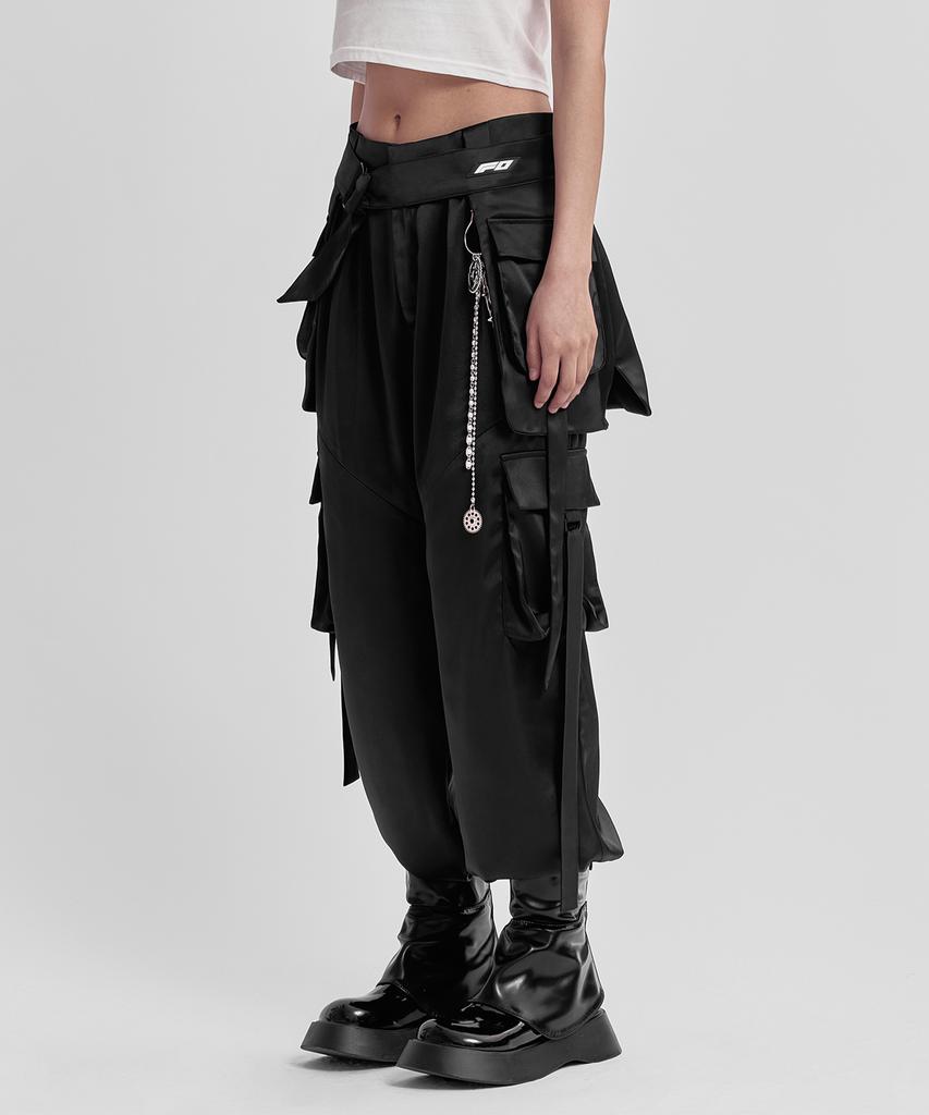 Panyoung Cargo Wrap Skirt
