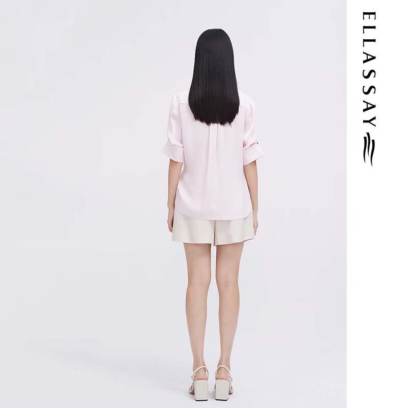 ELLASSAY Women's Acetate Pleated Shorts
