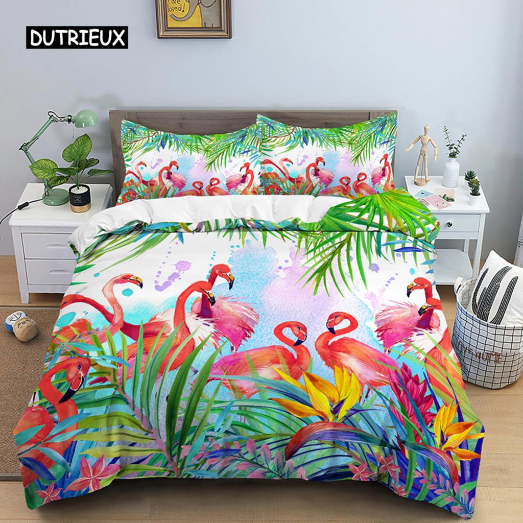 Daisy Printed Duvet Cover Floral Pattern Bedding Set For Girls King Queen Size Quilt Cover For Girls Women Bedroom Decoration