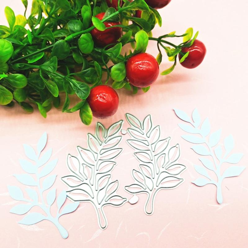 Carbon Steel Leaves Die Cuts, Birthday Leaves Stencils, Birthday Cards Cutting Dies for Scrapbooking Paper Card