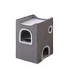 3-Tier Cat Bed House With Multiple Entrances Foldable Pet Nest Indoor Cats Winter Warm Large Size