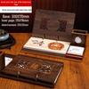 HEIXIE Multi-functional Leather Desk Calendar & Tool Set with Clock