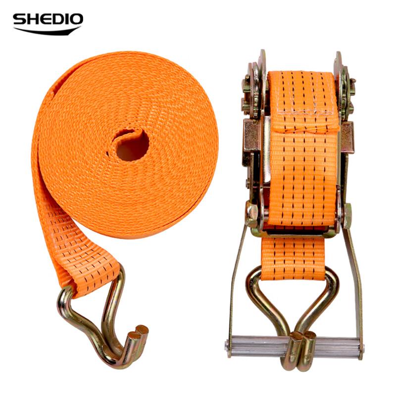 Heavy-Duty Ratchet Tie-Down Strap