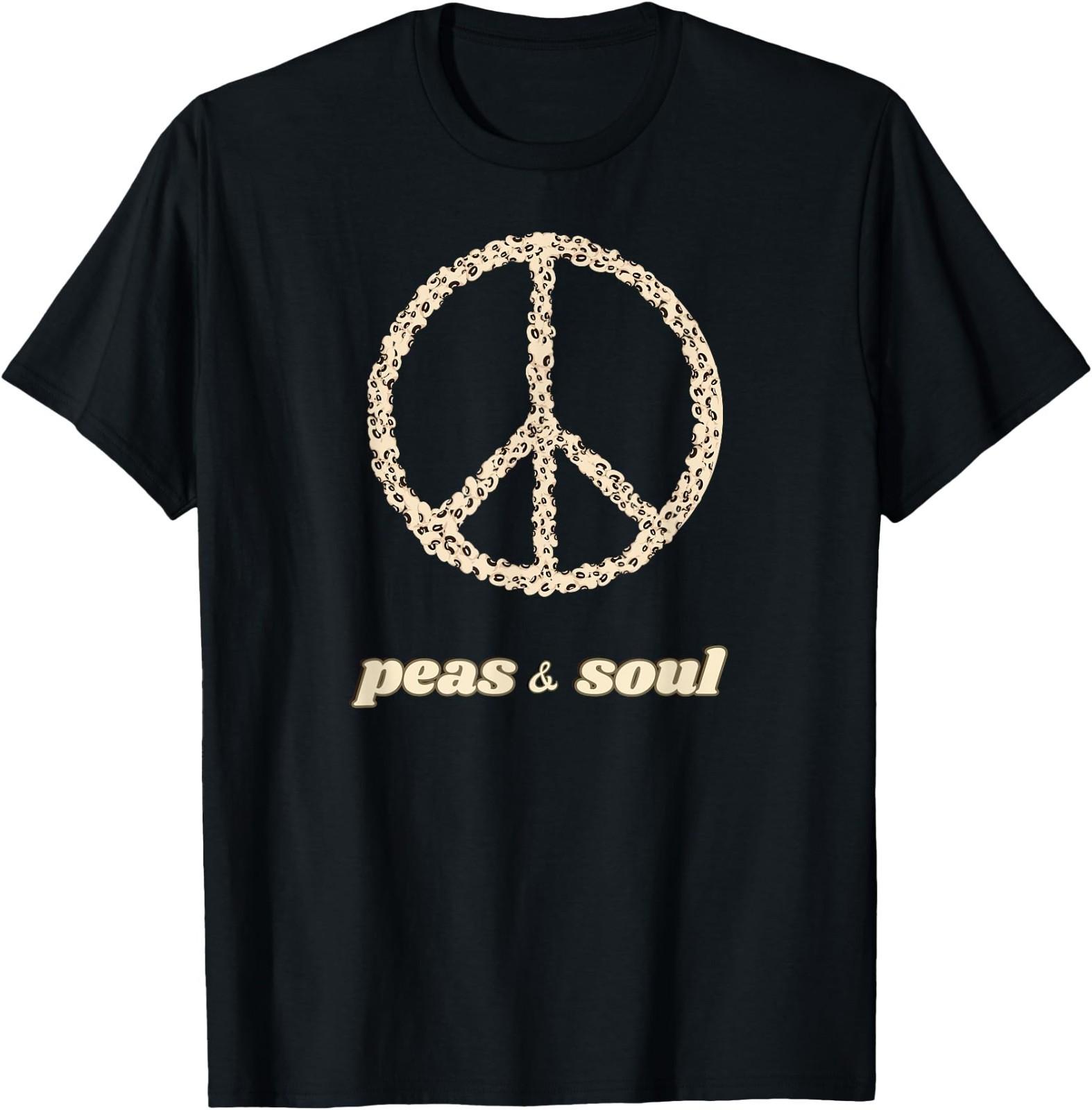 Black-Eyed Peas & Soul Peace Symbol T-Shirt S