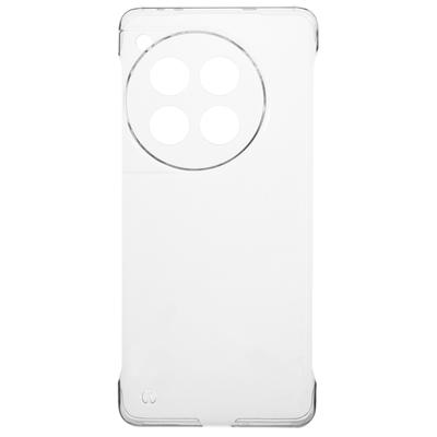 Paredzēts OnePlus 12 5G caurspīdīgam korpusam bez malām, aizsargājošs datora tālruņa vāciņš