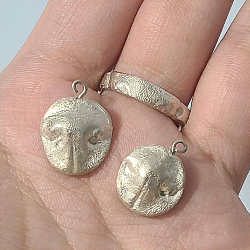 999 Pure Silver Clay DIY Tool Set Handmade DIY Pendants Rings Cat's Nose Pattern Small Ornaments Auxiliary Tools Silver Clay Set