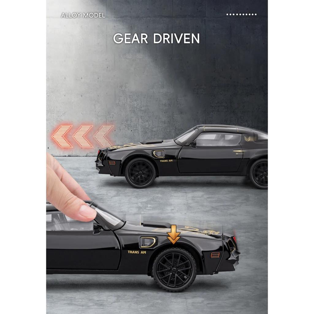 NEU 1/32 Pontiac Firebird Legierung Muscle Car Modell Sound und Licht Rückzug Kinder Spielzeug Sammlerstücke Geburtstagsgeschenk