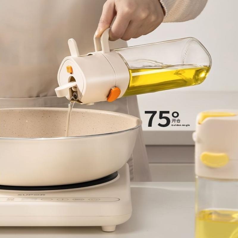 550Ml Oil Sprayer Bottle Bbq Cooking 2 In 1 Oil Dispenser Olive Oil Pourers Sprayer Kitchen Baking Oil Mister Vinegar Bottle