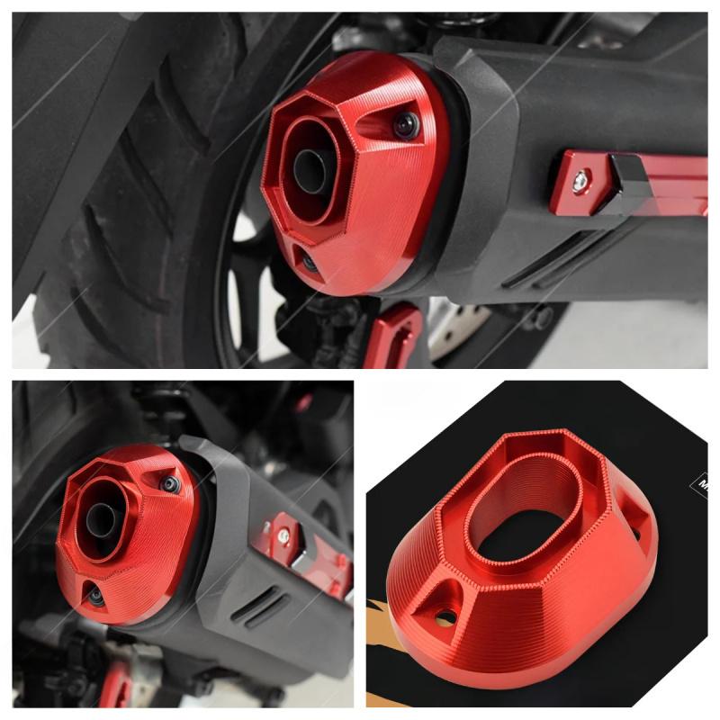 Chekis Is Suitable for Honda -2024 Pcx125 Pcx160 Vario160 Modified Accessories Exhaust Pipe Tail Cover Tail Protective Cover