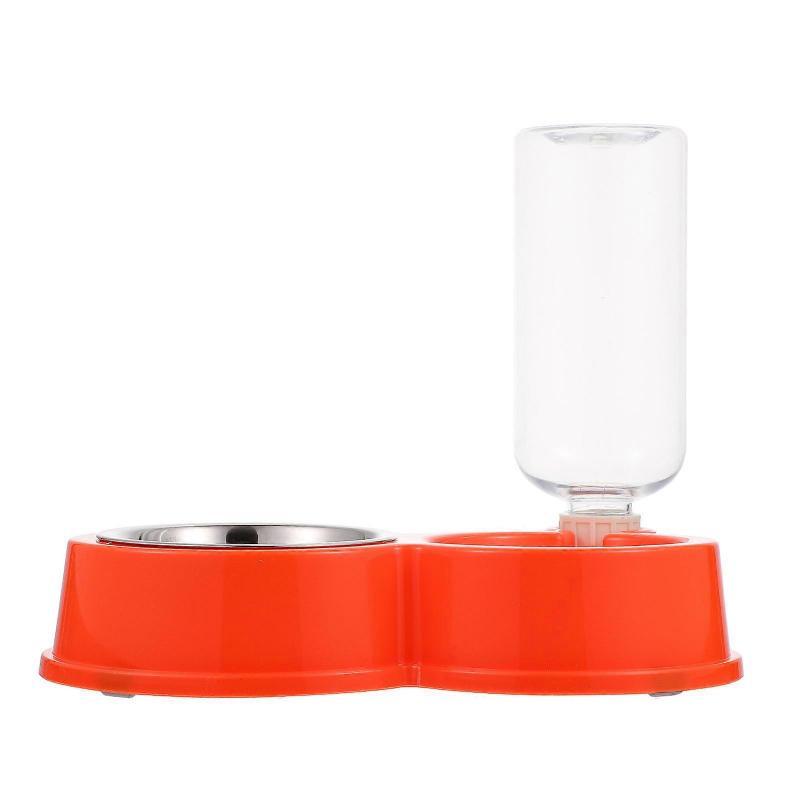 Automatic Cat Water Dispenser Combined with Food Bowl for Storage 3Pcs