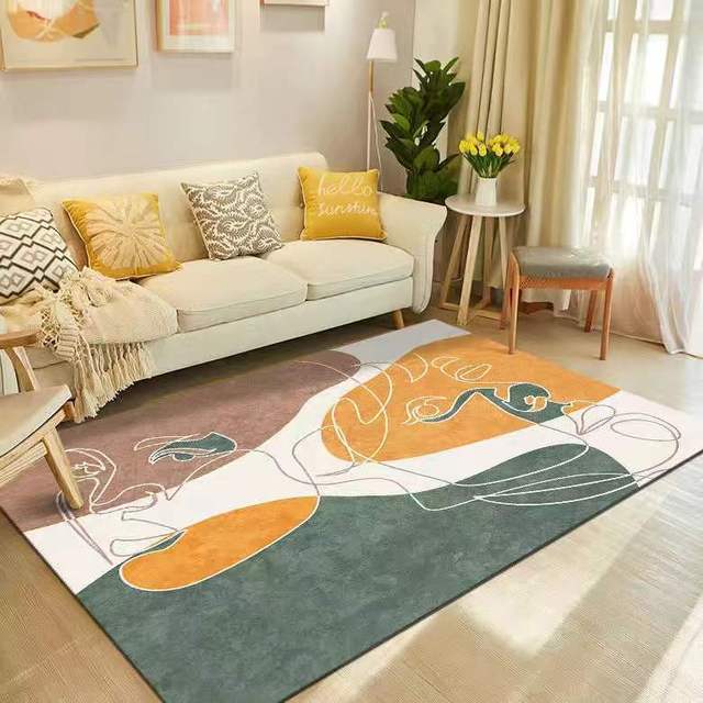 Nordic Style Carpet For Living Room Modern Minimalist Large Area Rugs Kids Room Decoration Anti -Slip Sofa Coffee Table Carpets