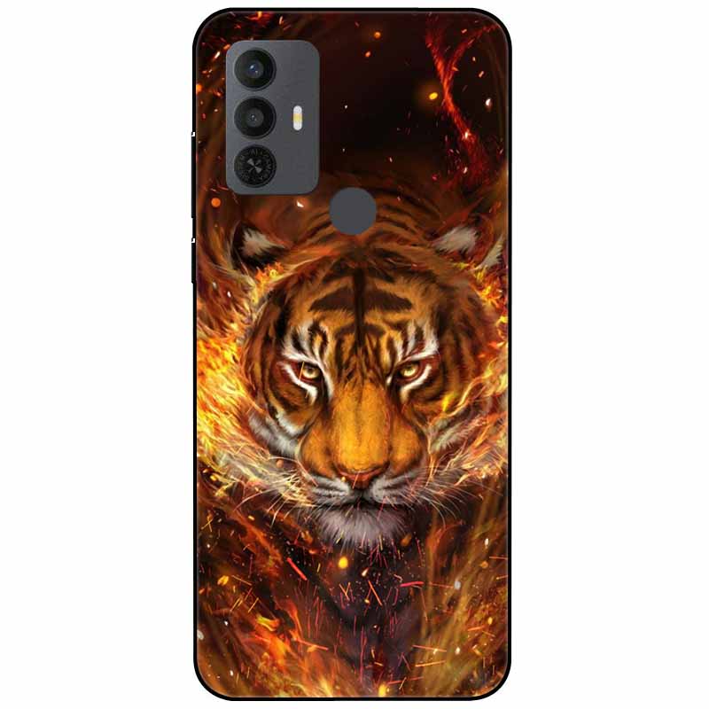 Für TCL 30 SE Hülle 305 6.52'' Silikon Weich Mode TPU Handyhülle für TCL 305 306 30SE Hülle 6165A Bumper Funda für TCL30SE 405