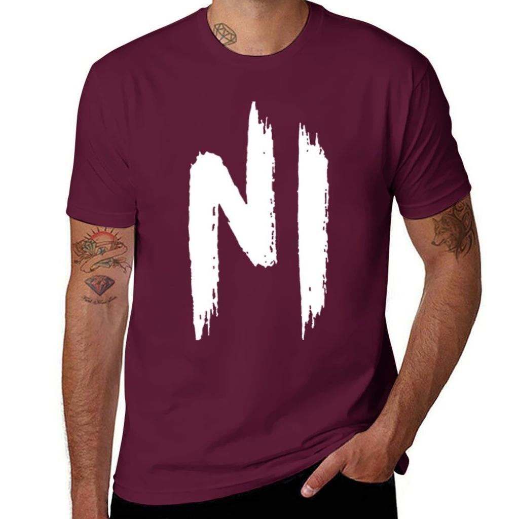 NI Mask Ninho T-Shirt Quick-drying Aesthetic Clothing Vintage Anime Shirt Men Clothing