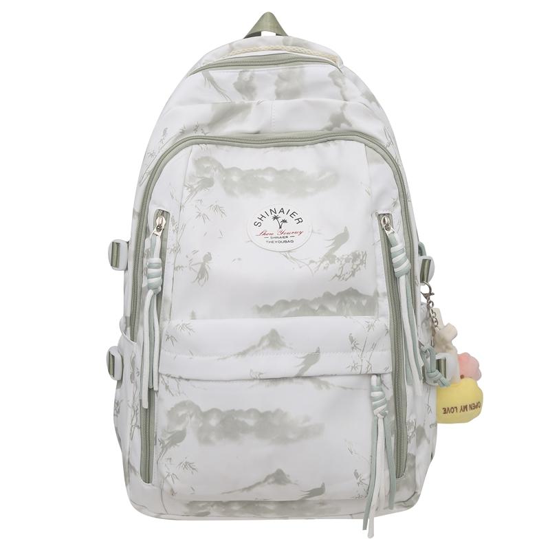 Студенческий школьный рюкзак женский большой вместимости с принтом рюкзак для учеников — фото 23