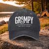 Cool Grandpa Print Washed Baseball Cap for Unisex Unisex Casual Golf Outdoor Daily Wear