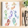8Sheets Little Mermaid DIY Puzzle Stickers for Kids Cartoon Dress Up Jigsaw Stickers Children's Creative Toys