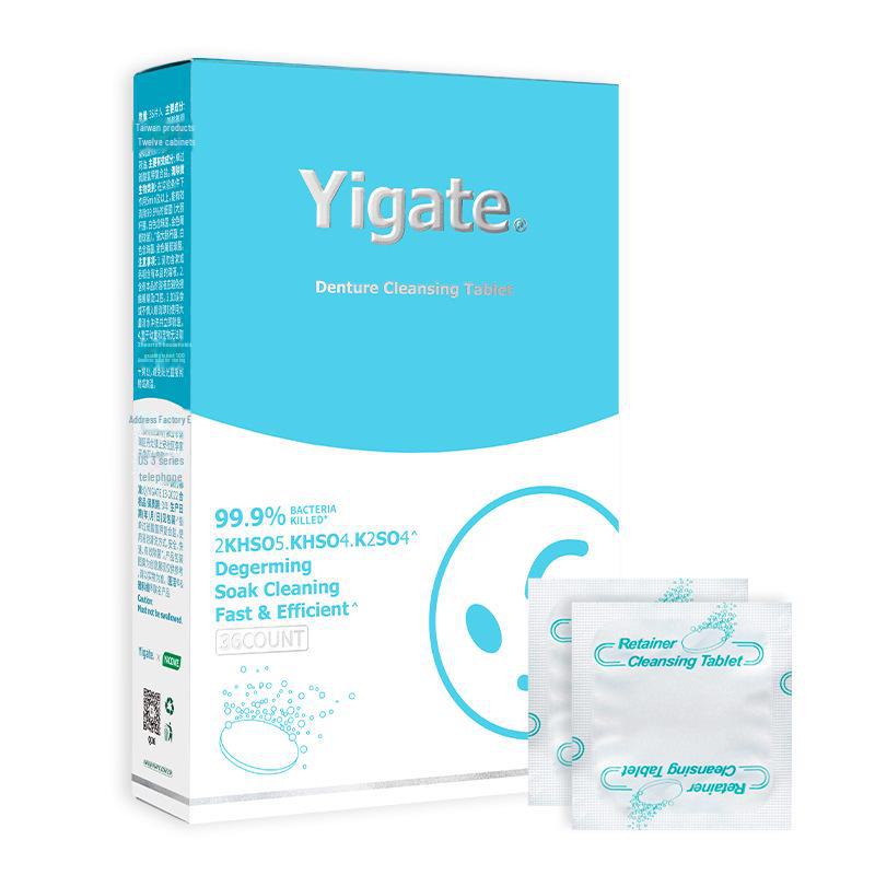 Zahnprothesen- & kieferorthopädische Retainer Aufhellende Brausetabletten - 66 Stück