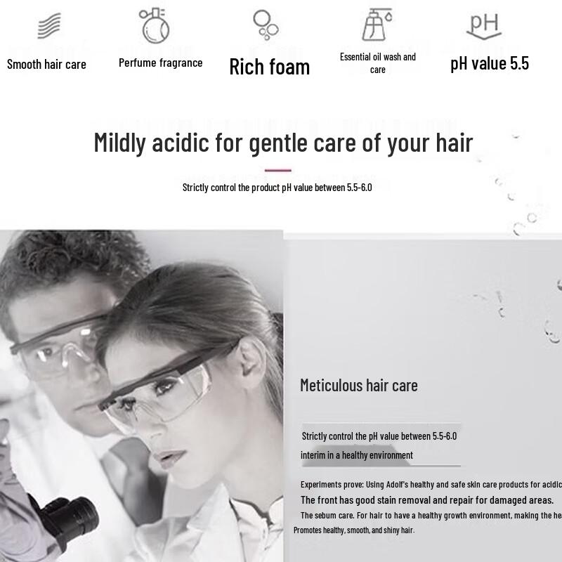 Adolph 800g Plant Extract Smooth & Silky Shampoo