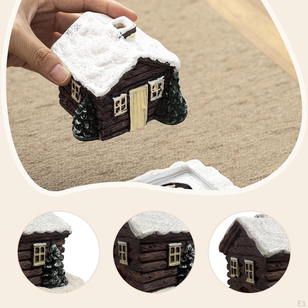 Srubová kadidelnice na kuželky Relaxační dárková kolekce Pryskyřice Domácí komínová dekorace pro