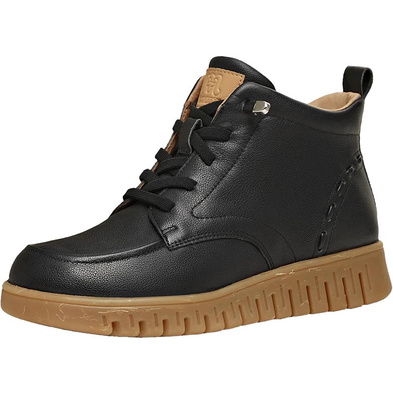 Tianmeiyi Women s Lace-up Martin Boots 37