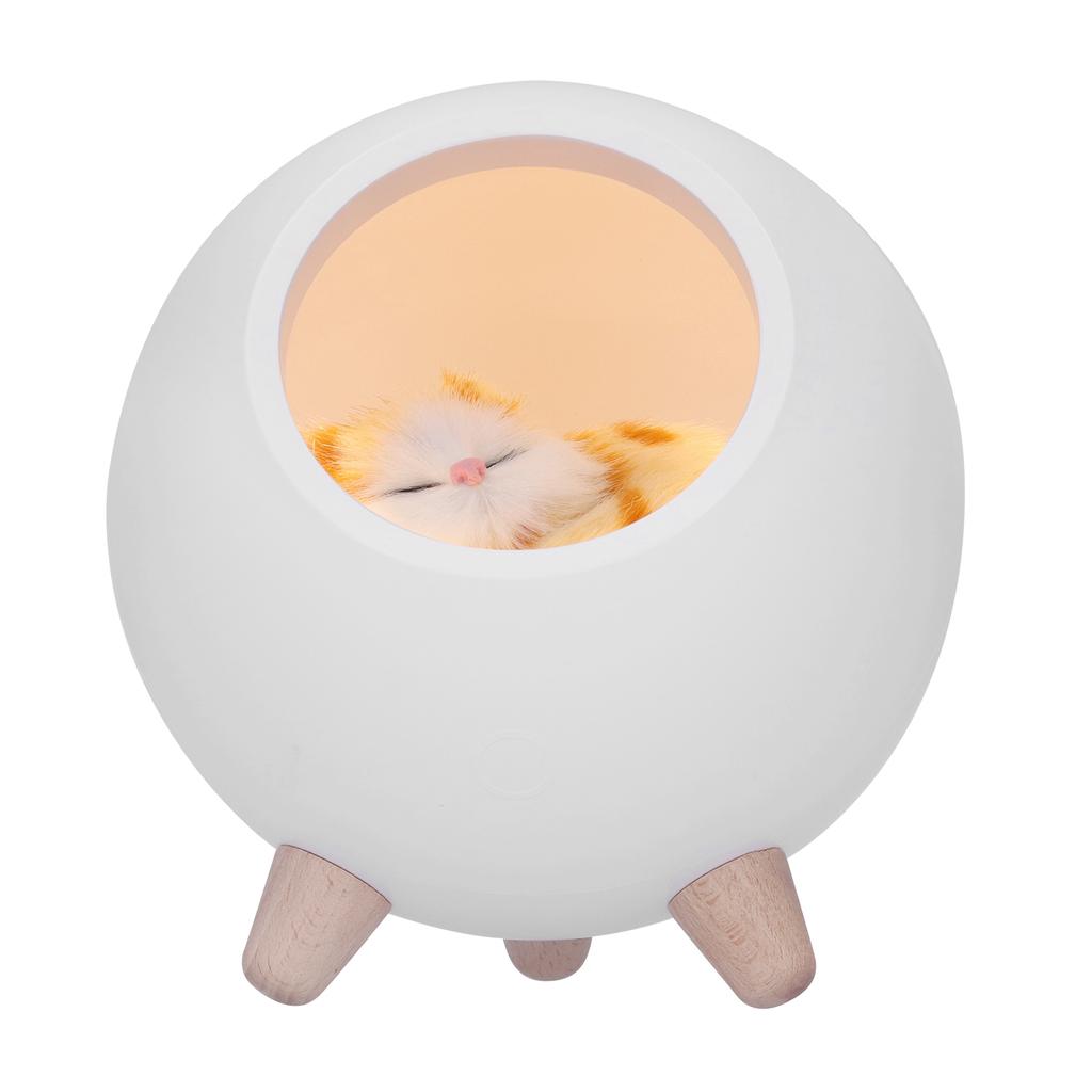 LED Night Light USB Charging Cute Pet House Touch Dimming Kid Baby Bedside Decoration Gift Lamp