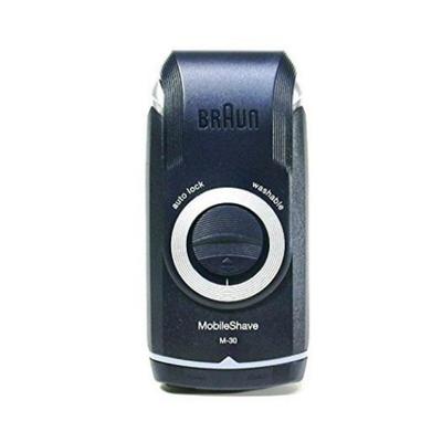 P&G Braun Rotierender Wiederaufladbarer Mobiler Rasierer M-30 Bartrasur, 1 Stück