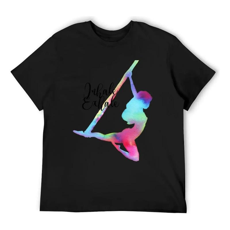 Camiseta De Yoga Inhale Exhale Con Antigravedad, Camisa Pers S