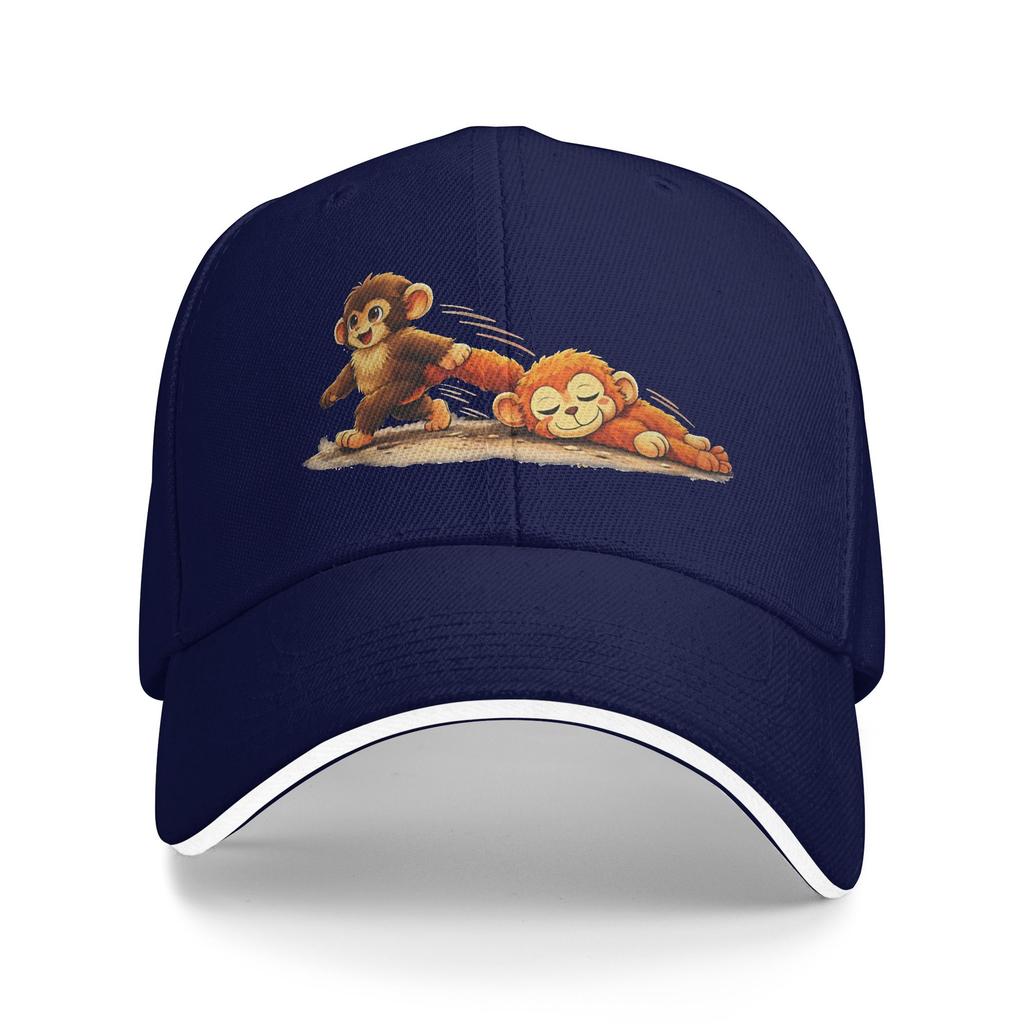 Monkey Punch Sun Baseball Cap Punch Monkey Summer Streetwear Hip Hop Hats For Female Male Hunting Camping Snapback Cap