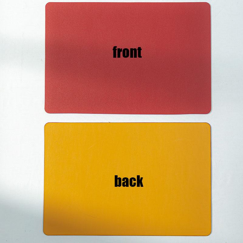 Tappetino Isolante per Tavolo da Pranzo in Pelle Double-face Tappetino da Tavola Occidentale Impermeabile e Resistente all'Olio Semplice Moderno Tappetino da Tavolo in Pelle