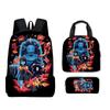 Trendy Popular Funny Novelty ENA Dream BBQ 3D Print 3pcs/Set Student School Bags Laptop Daypack Backpack Lunch bag Pencil Case