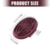 Multifunctional Acupressures Massage Brush With Smooth Surfaces For Full Body Therapys And Beauty Care