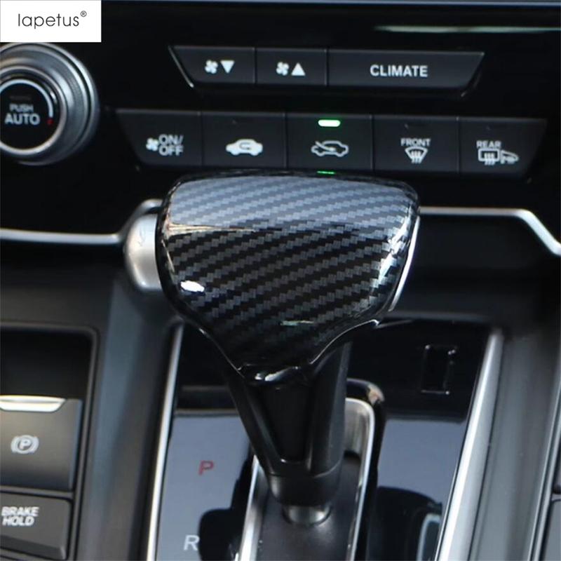 Car Gear Shift Knob Handle Protection Decoration Cover Trim For Honda CR-V CRV 2017 -  ABS Carbon Fiber Interior Accessories