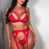 Sexy Lingerie Porno Women Plus Size Underwear Erotic Sleepwear Bra Set Lace Lenceria Sexi Female Baby Doll Nightwear Exotic