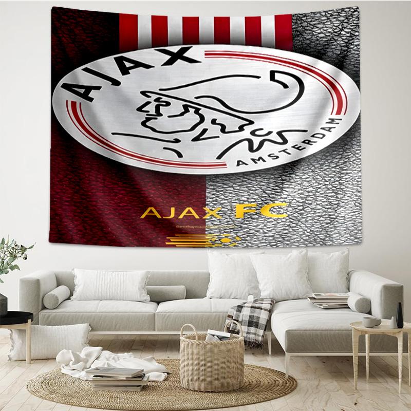 AFC Ajax Emblem Design Tapestry Hanging for Bedroom,Livingroom, Playroom,Decor Art Room Wall Tapestry Holiday and Birthday Gifts