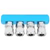 Air Compressor Quick Connector Manifold Fitting Pneumatic C‑Type Fast Coupler Aluminum Alloy