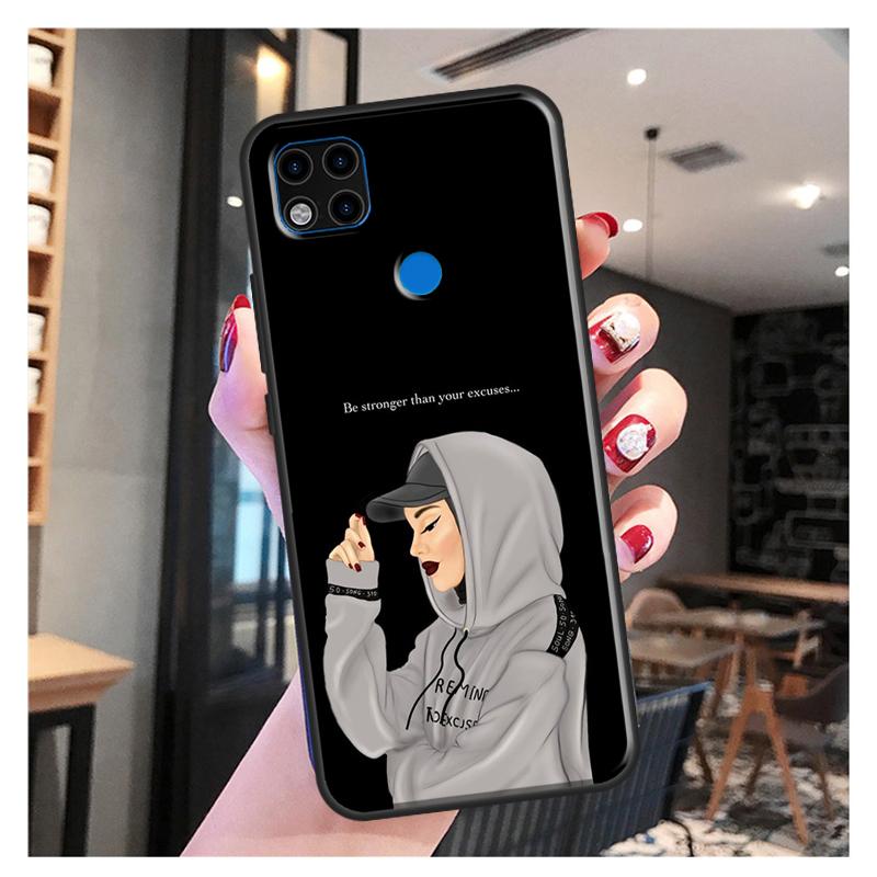 Custodia Morbida Hijabi Ragazze Musulmane Islamiche Per Xiaomi Redmi Note 11 Pro Note 10 Pro Note 9 Pro 10S 9S 8T 9A 9C 9T Cover