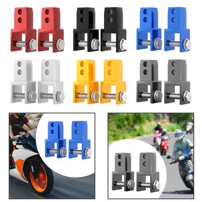 2 Pieces Extender Taper Riser Replacement Parts Height Extension Adapter Heightening Device Pad Motor Rear Shock Riser Absorber