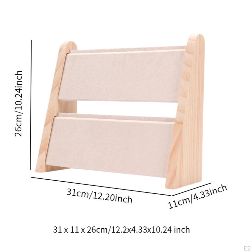 Stojak Ekspozycyjny na Naszyjniki Stojak do Przechowywania Łańcuszków Bransoletek Organizer na Biżuterię na Blat