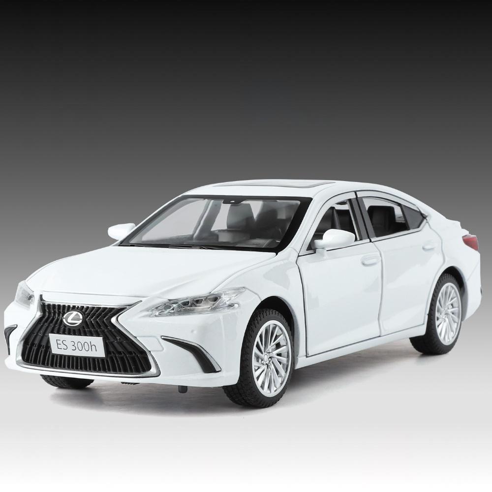 1:24 ES300H Classic Sedan Alloy Metal Diecast Model Car Indoor Home Decorations Sound And Light Decoration Hobby Holiday Present