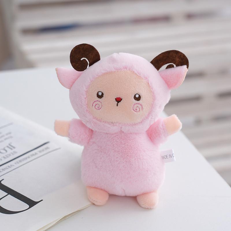 Cute Plush Lamb Toy Adorable Keychain Fluffy Bag Charm Perfect For Students