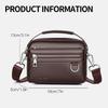 WEIXIER Herren Leder Umhängetasche Wasserdichte Messenger Bag Sling Satchel Tasche für Geschäftsreisen