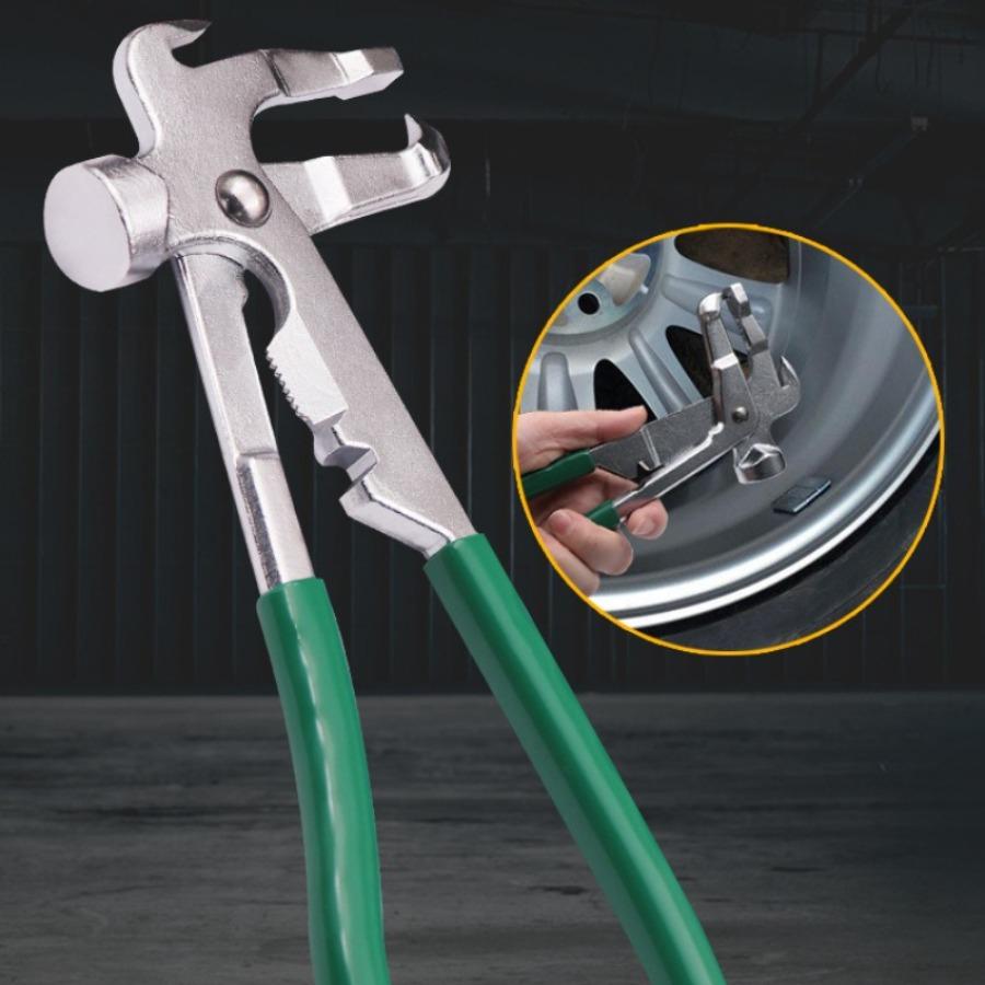 Professionelles Reifenwuchtwerkzeug-Set - Zangen, Hämmer & Schaber zum Entfernen und Reparieren von Gewichten