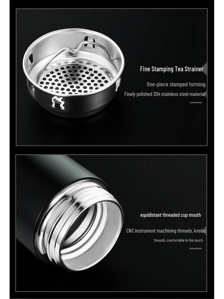 316 Stainless Steel Insulated Solid Color Engraved Cup - Portable Outdoor Car Mug