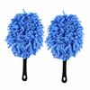 2pcs Scratch Free Car Dash Duster Brush Super Soft Microfiber Car Cleaning Tool  Kitchen