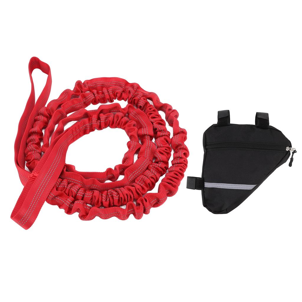 Bike Tow Bar Nylon Material Stretchable Design Natural Length 2.7m Portable Bike Towing Rope for