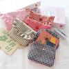 Mini Sanitary Napkin Pad Pouch  Flip Clutch Card Holder Wallet Student Card Holder ID Document Organizer Case Purse