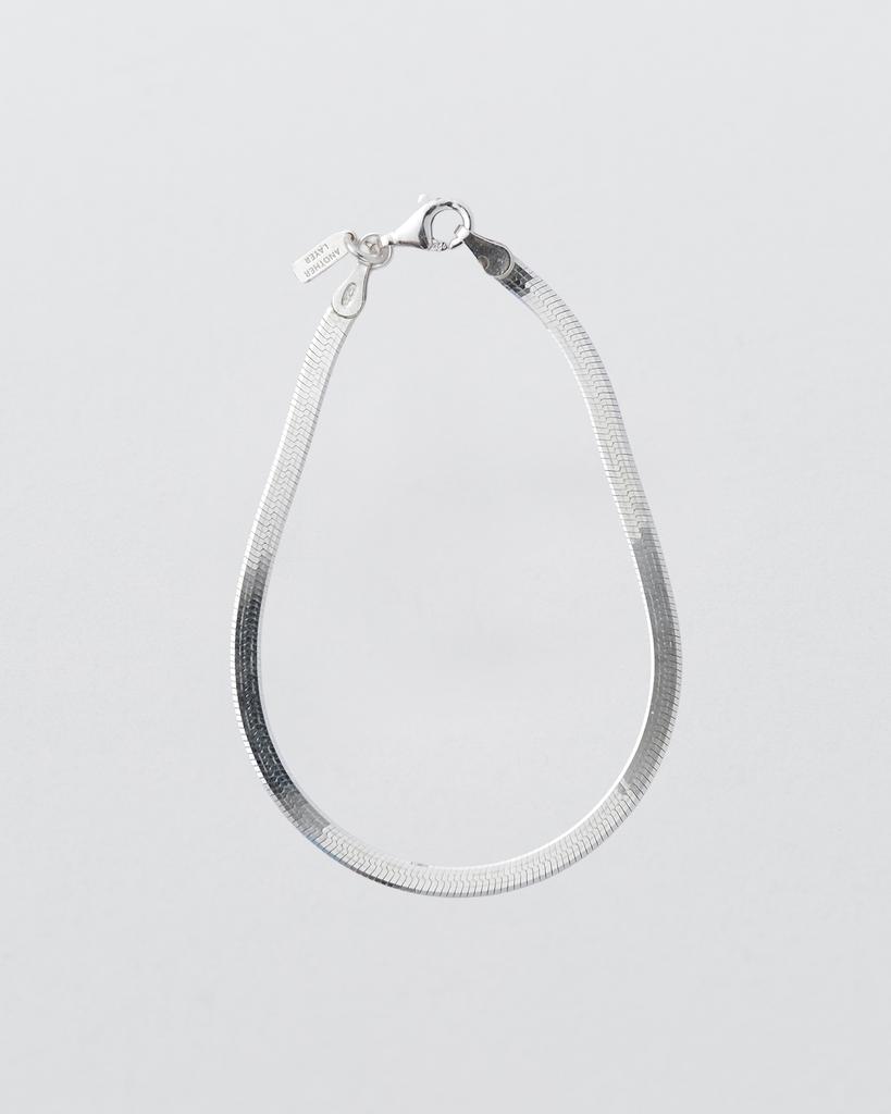 Anotherlayer 3Mm Flat Bracelet - Silver (Silver925)