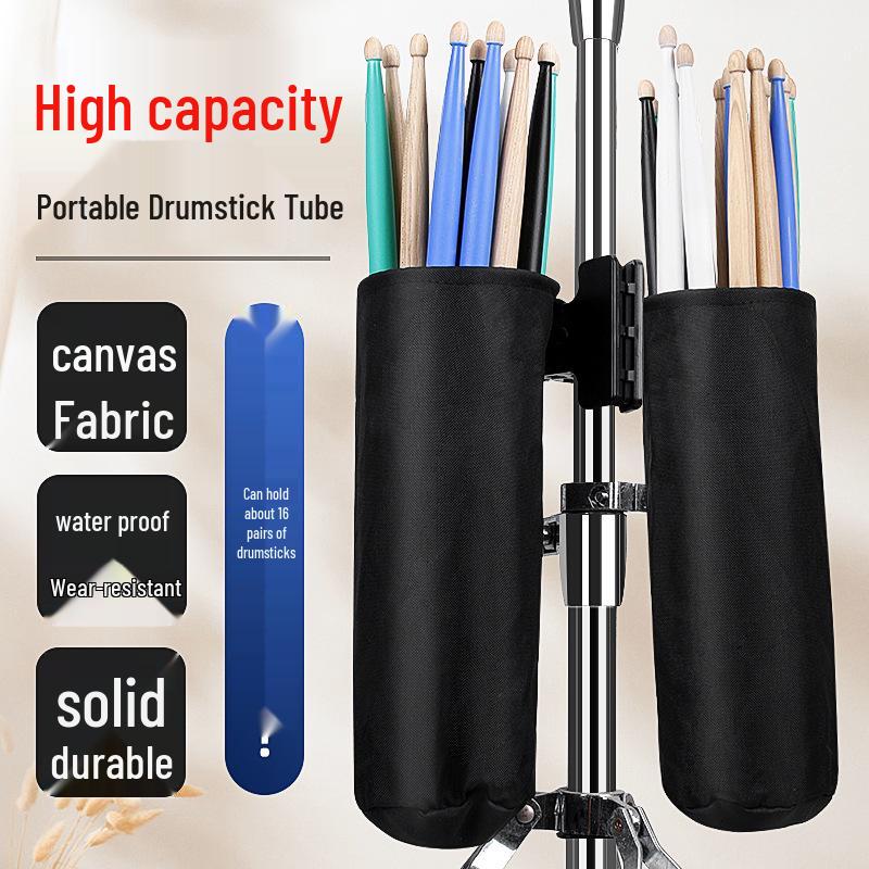 Professional Drumstick Bag and Sleeve Single ABS Drumstick Storage