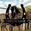 Metal Sign Horse Wall Art Home Outdoor Decor Personalized Gift